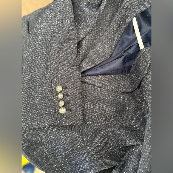 Banana Republic size 6 Blazer in blue just beautiful classic blazer well made - Picture 11 of 11